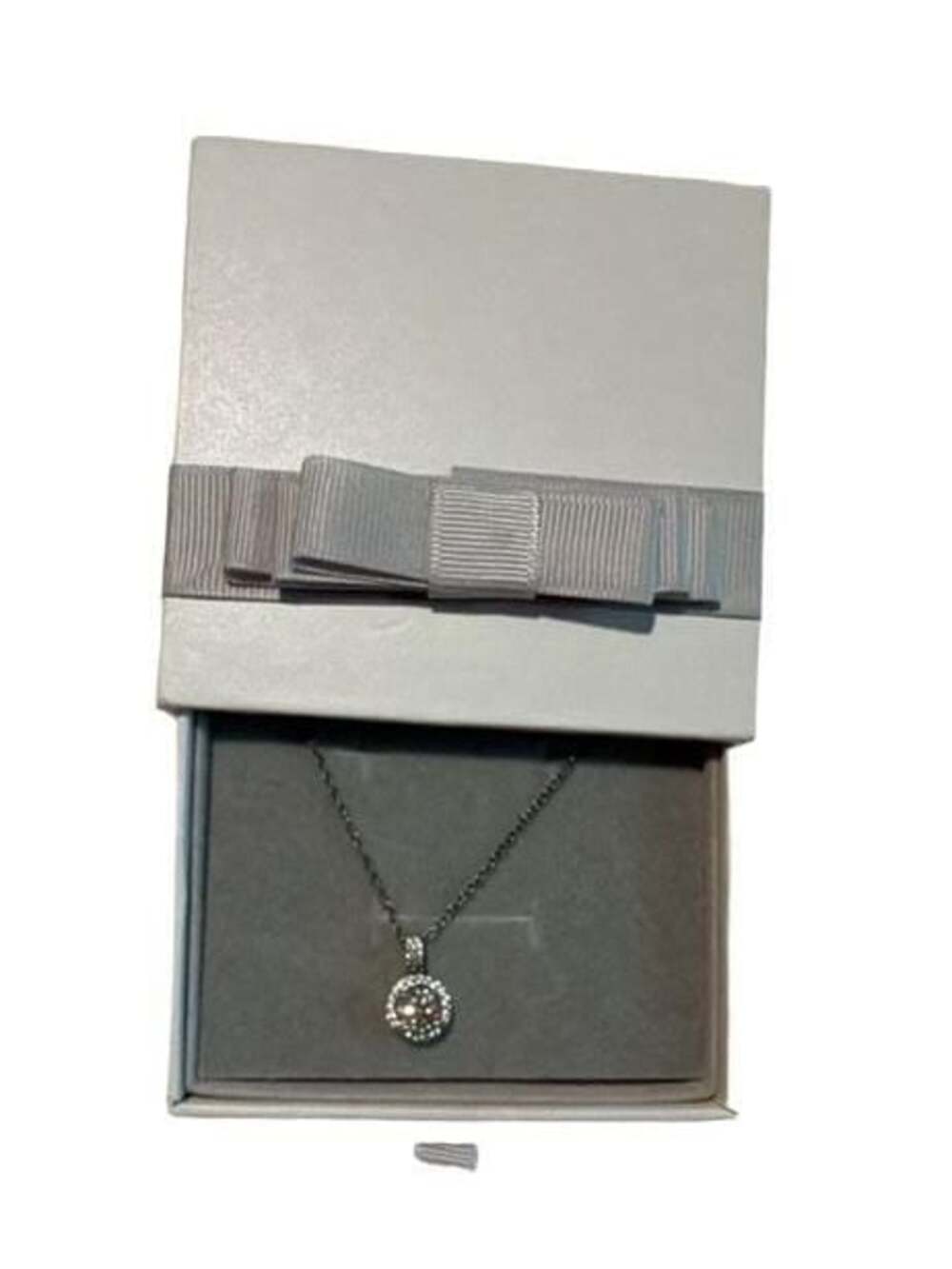 Soulmate Message Card Halo Pendant Necklace